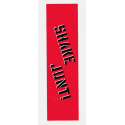 SHAKE JUNT GRIP PLAQUE RED BLACK 9X33