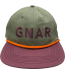 GNARHUNTER CAP - GNAR GREEN/PURPLE SNAPBACK