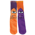 TOY MACHINE CHAUSSETTES (SOCKS) BORED SECT CREW PURPLE ORANGE