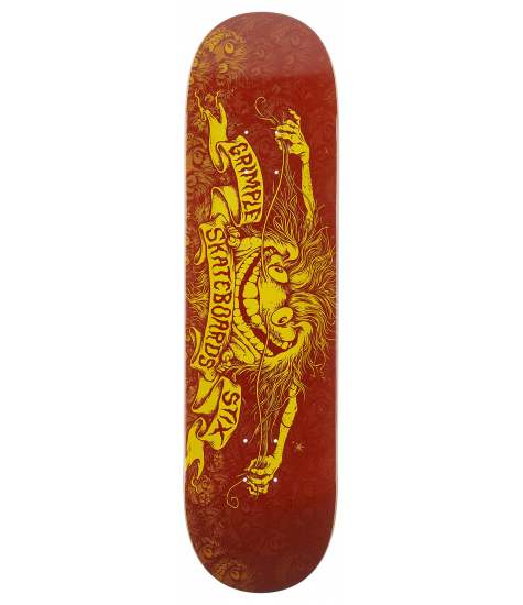 ANTIHERO DECK PP GRIMPLE PRICEPOINT BURGUNDY 8.25 X 32