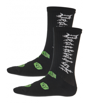 DEATHWISH SOCKS ROLL THE DICE BLK