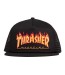 THRASHER CAP FLAME EMB MESH BLACK