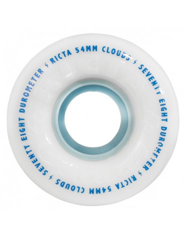 RICTA WHEELS (JEU DE 4) 54MM CLOUDS WHITE