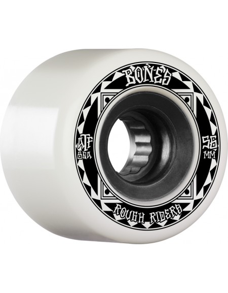 BONES WHEELS (JEU DE 4) ATF 56MM ROUGH RIDERS