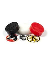 ALMOST WAX PUCK RED WHITE BLACK