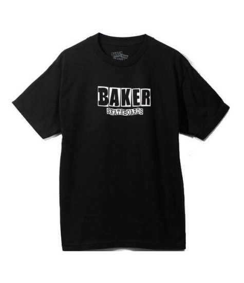 BAKER T-SHIRT BRAND LOGO BLACK XL