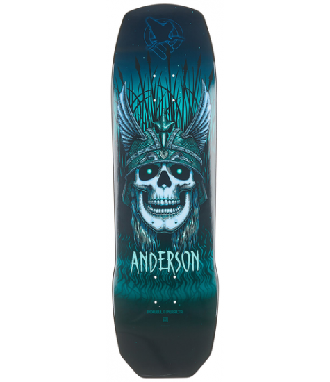 POWELL PERALTA DECK ANDY ANDERSON HERON GREEN 9.13 X 32.8