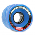 HAWGS WHEELS (JEU DE 4) 60MM CHUBBY 78A BLUE WHITE