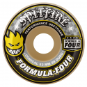 SPITFIRE WHEELS (JEU DE 4) 52MM F4 99D CONCL YELLOW PRINT